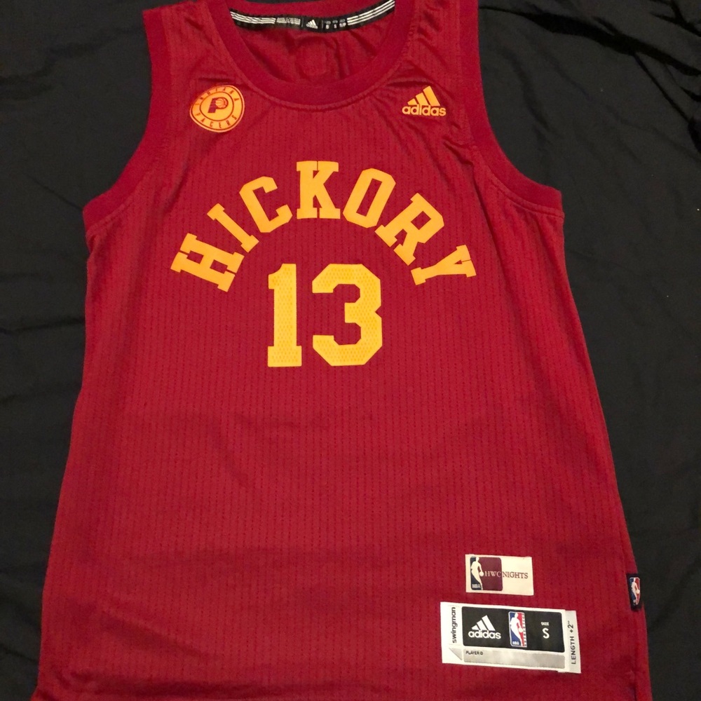 Vintage Adidas swingman Hickory stitched jersey